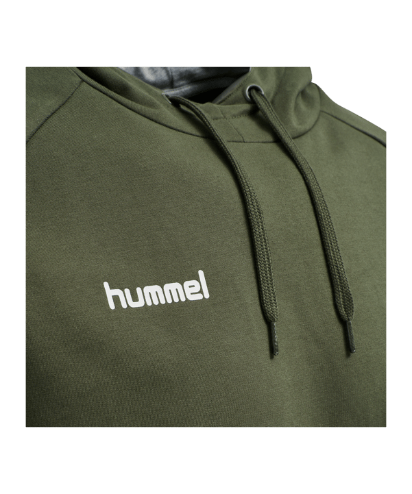 Hummel Go Cotton Hoody Kapuzenpullover F6084 - gruen