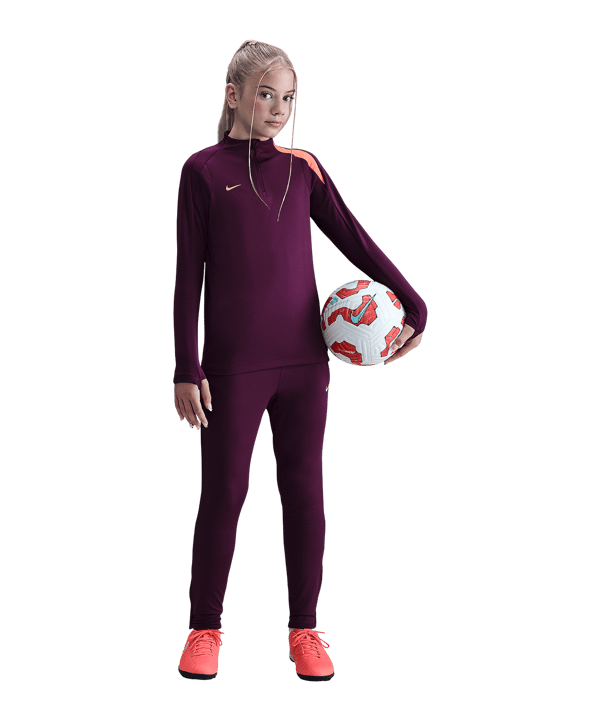 Nike Strike 24 Drill Tip Sweatshirt Kids Rot F610 - rot