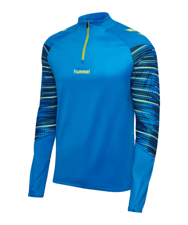 Hummel Blaze Pro Training Half Zip Sweatshirt Blau F8650 - blau