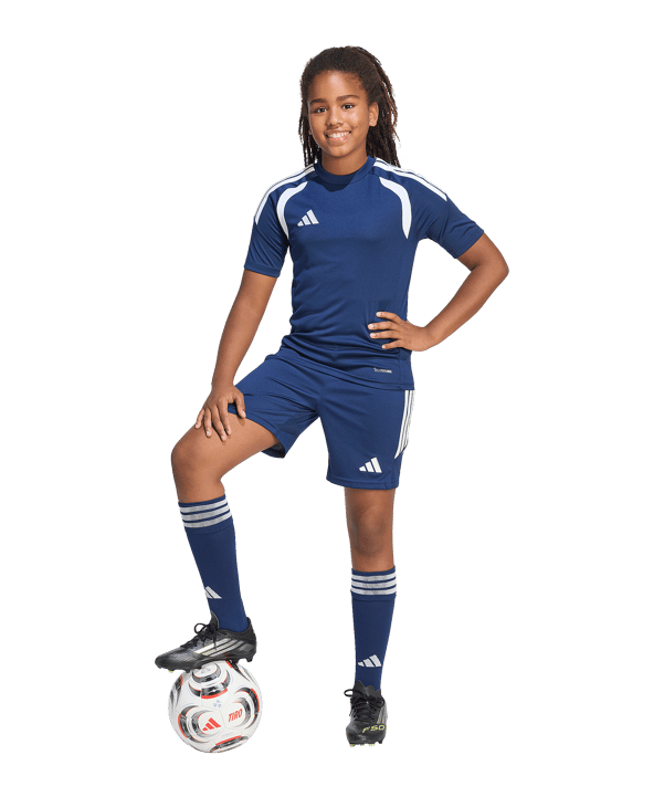 adidas Tiro 26 League Short Kids Dunkelblau - weiss