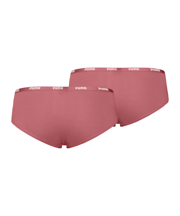 PUMA Iconic Hipster 2er Pack Damen Rot F015 - rot
