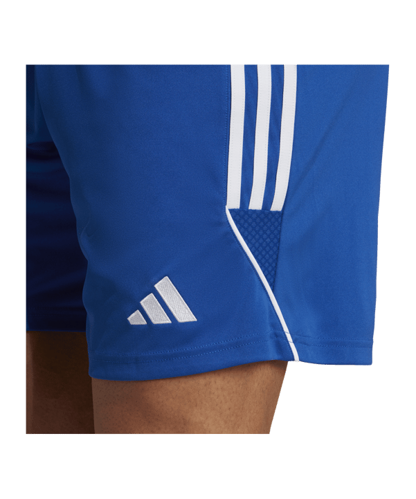 adidas Tiro 23 Short Blau Weiss - blau