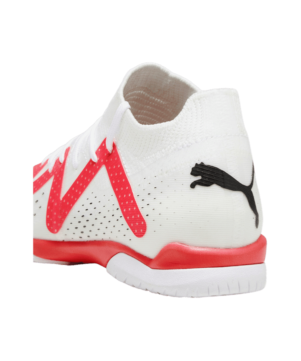 PUMA FUTURE Match+ Mid IT Halle Breakthrough Jr Kids Weiss Rot Schwarz F01 - weiss