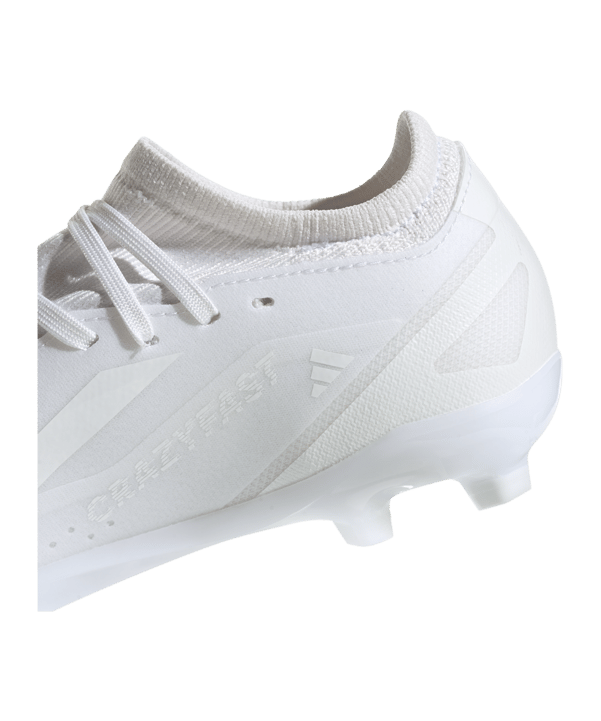 adidas X Crazyfast.3 FG Pearlized Kids Weiss - weiss