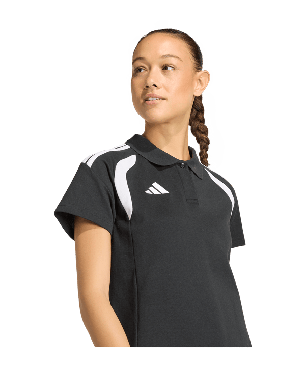 adidas Tiro 26 League Polo Damen Schwarz - schwarz