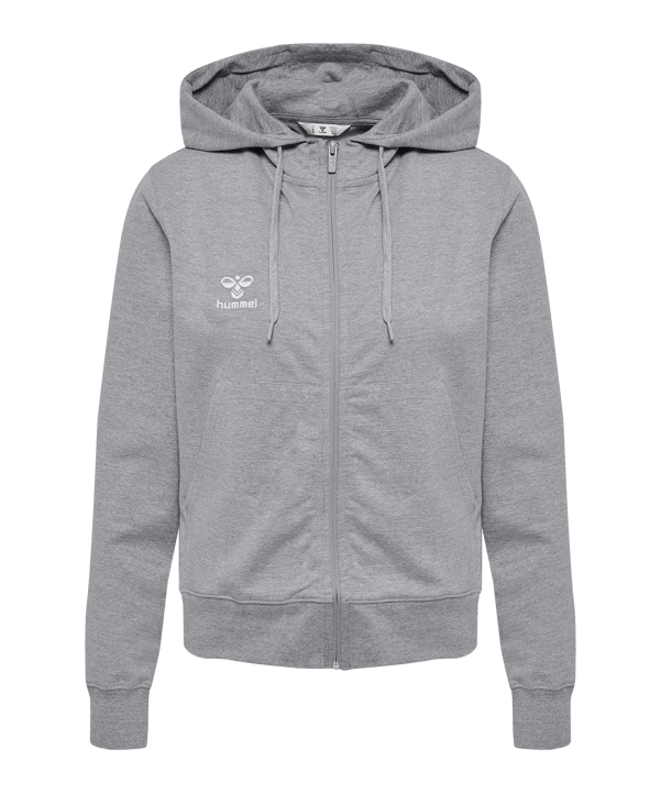 Hummel GO 2.0 Kapuzenjacke Damen Grau F2006 - grau