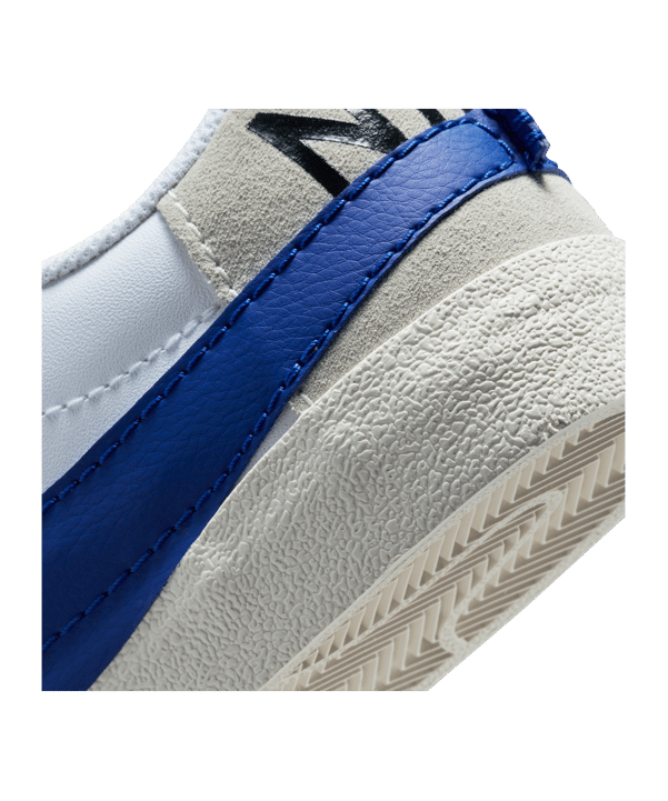 Nike Blazer Low 77 Jumbo Weiss Blau F100 - weiss