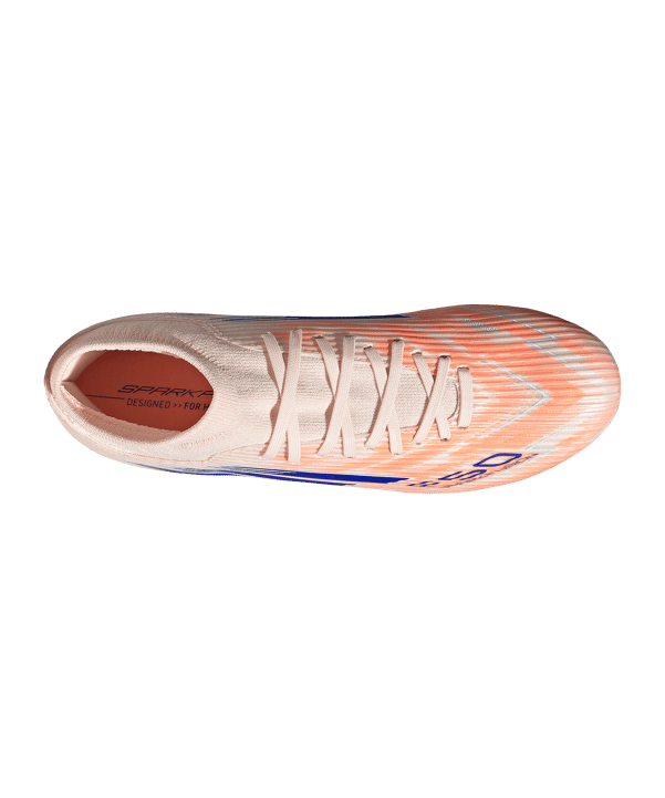 adidas F50 Sparkfusion League Mid FG/AG Coral Blaze Damen Orange - orange