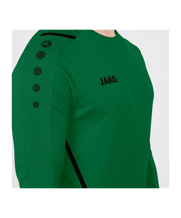 JAKO Challenge Sweatshirt Grün Schwarz F201