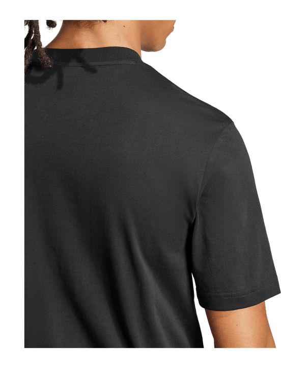 adidas Essentials Small Logo Single Jersey T-Shirt Schwarz - schwarz