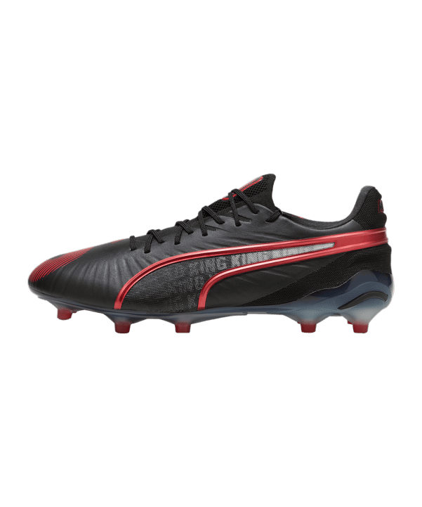 PUMA KING Ultimate FG/AG Teaser Schwarz Rot F01 - schwarz