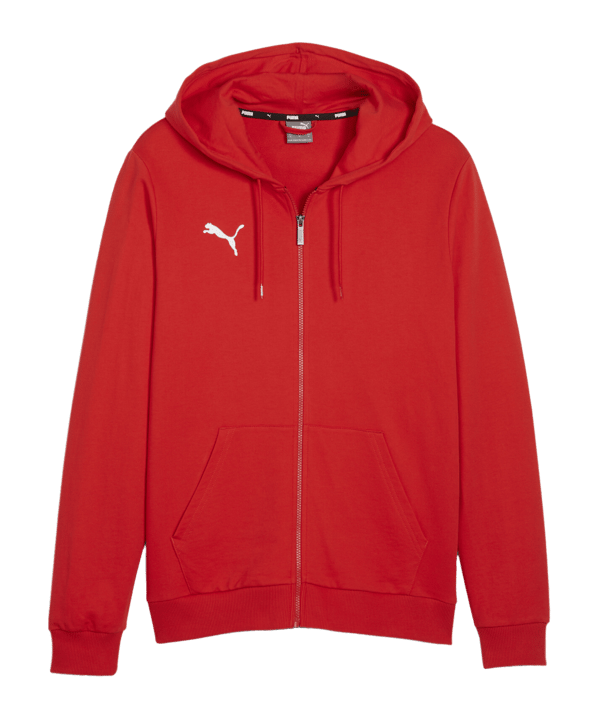 PUMA teamGOAL Casuals Kapuzenjacke Rot F01 - rot