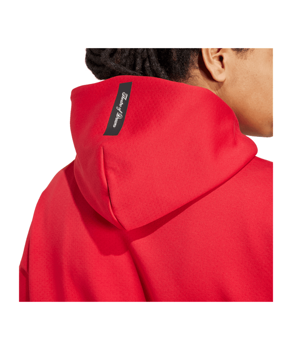 adidas Manchester United Anthem Kapuzenjacke Rot - rot