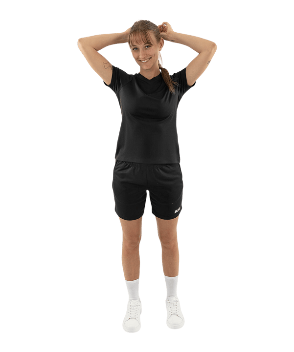 JAKO Uni T-Shirt Damen Schwarz F800 - schwarz