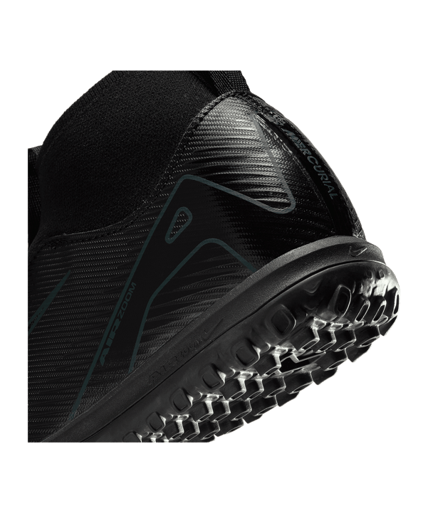 Nike Jr Air Zoom Mercurial Superfly X Academy TF Shadow Kids Schwarz F002 - schwarz