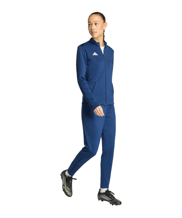 adidas Entrada 26 Trainingsjacke Damen Dunkelblau - weiss