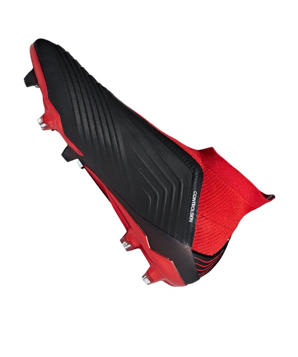 adidas Predator 18+ FG Schwarz Rot - schwarz