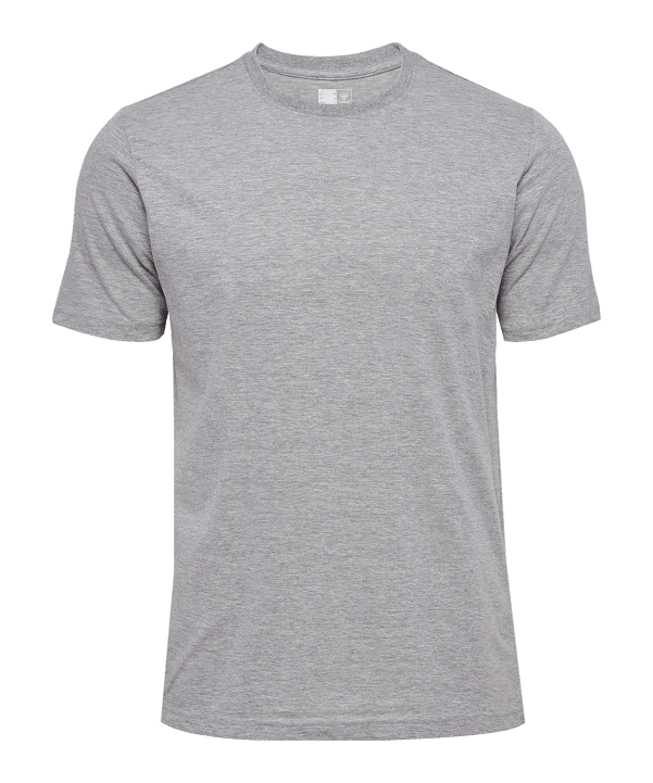 Hummel Elemental Chevron Cotton T-Shirt Grau F2006 - grau