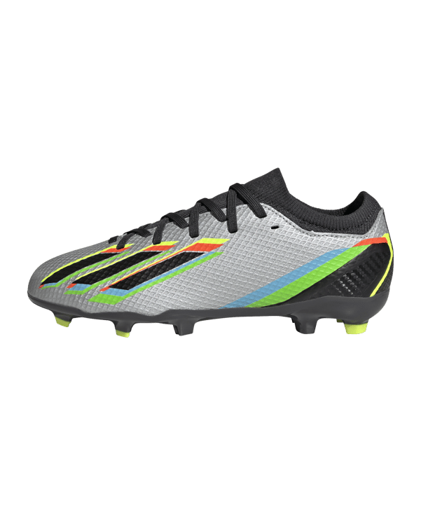 adidas X Speedportal.3 FG Kids Beyond Fast Silber Schwarz Gelb - silber