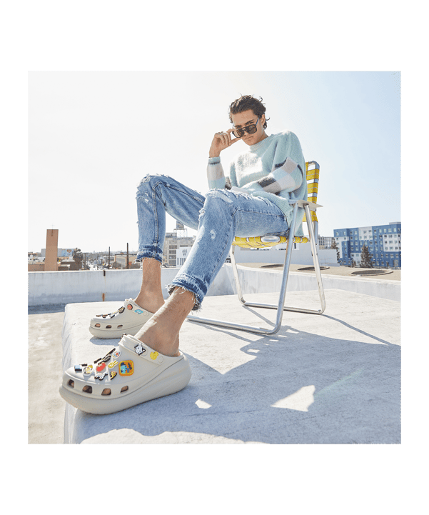 Crocs Crush Clog Badelatsche Beige - beige