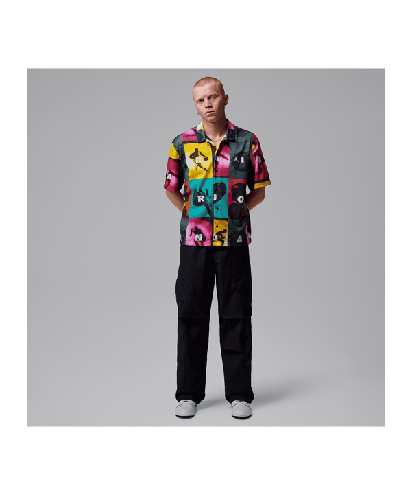 Jordan Brooklyn All-Over Print Hemd Mehrfarbig
