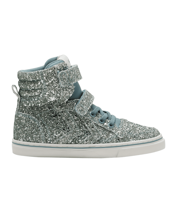 Hummel Slimmer Stadil Glitter Sneaker Kids Blau F7135 - blau