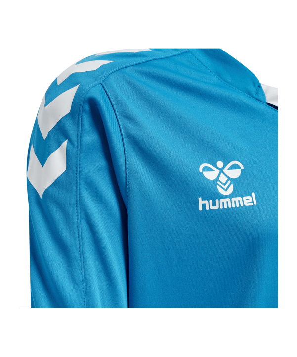 Hummel hmlCORE XK Trikot langarm Kids Blau F8729 - blau