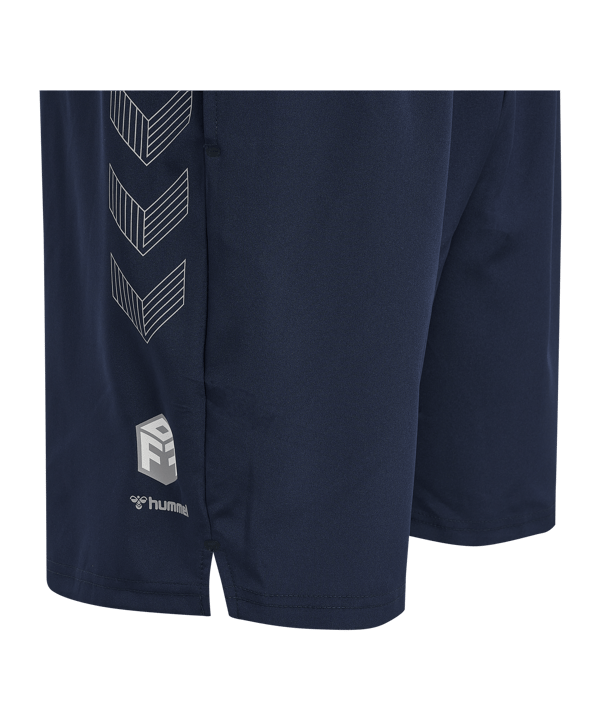 Hummel Move Grid Woven Short Blau F7026 - blau