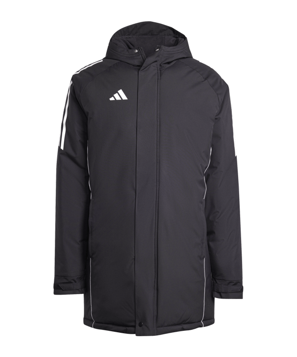 adidas Tiro 24 Winterjacke Schwarz Weiss - schwarz