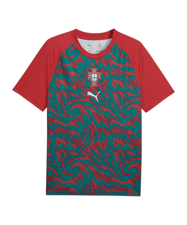 PUMA FPF Portugal Prematch T-Shirt WM 2026 Rot F37 - rot
