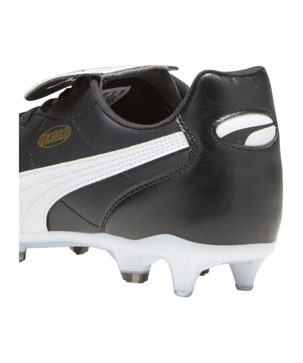 PUMA KING Top MxSG Schwarz Weiss Gold F01 - schwarz
