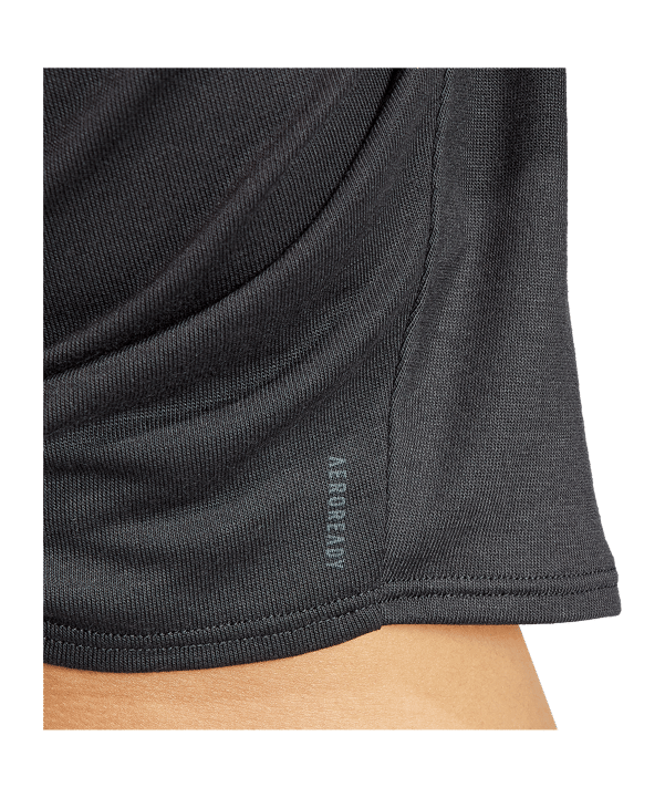 adidas Yoga Studio Wrapped t-shirt donna nero - nero
