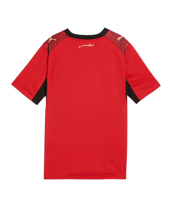 PUMA EFA Egitto Maglietta Home CM 2026 Kids Rosso C01 - rosso