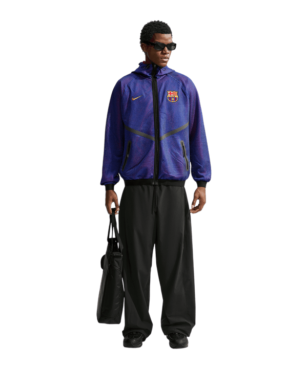 Nike FC Barcelone Anthem Veste Bleu C455 - bleu