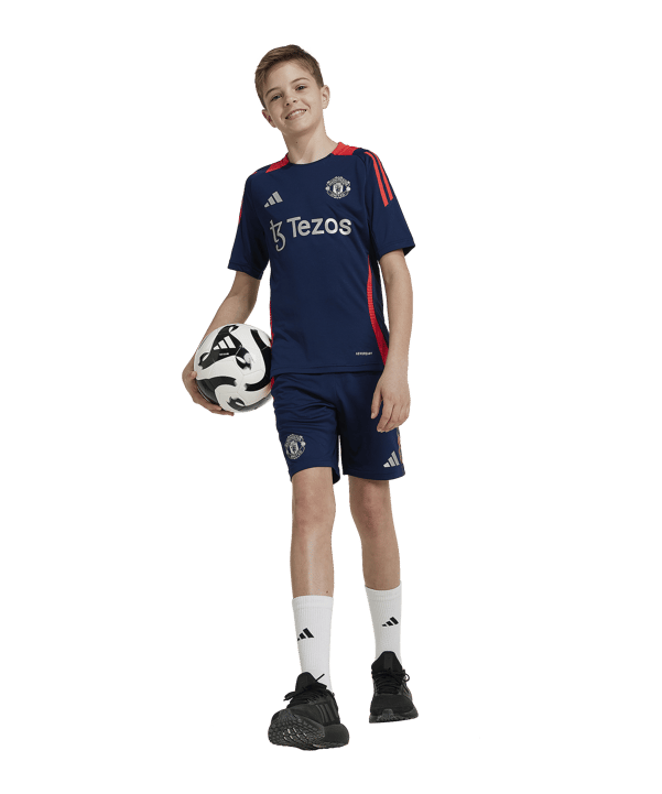 adidas Manchester United Short Kids Blau - blau