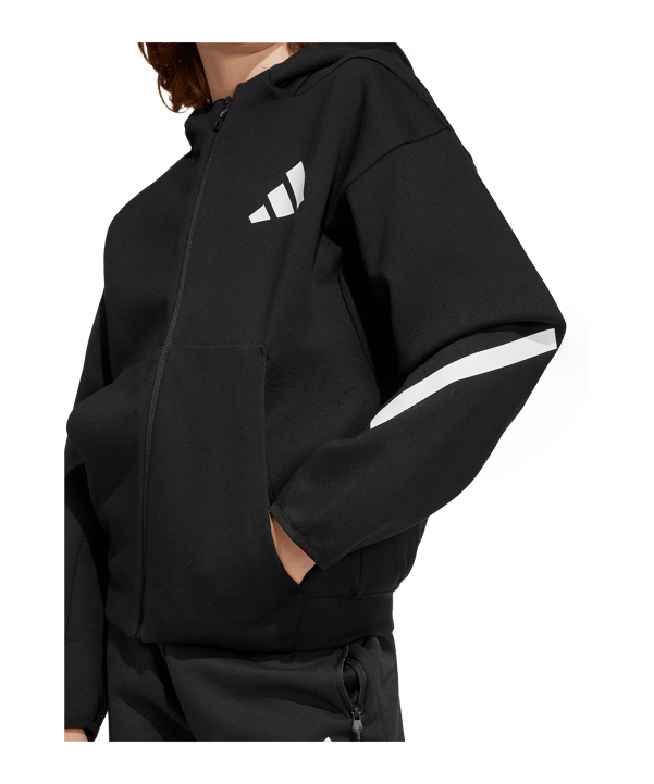 adidas Z.N.E. Trainingsjacke Schwarz - schwarz