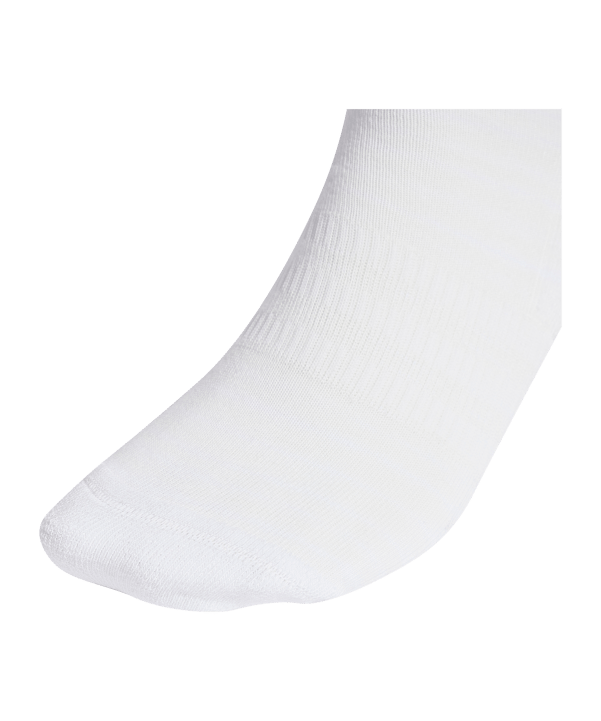 adidas Cush Crew 3er Pack Socken Weiss Schwarz - weiss