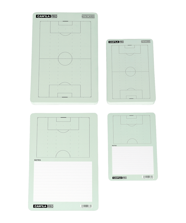 Cawila PRO 50 Blatt A6 Notecards Lehrblock Weiss - weiss