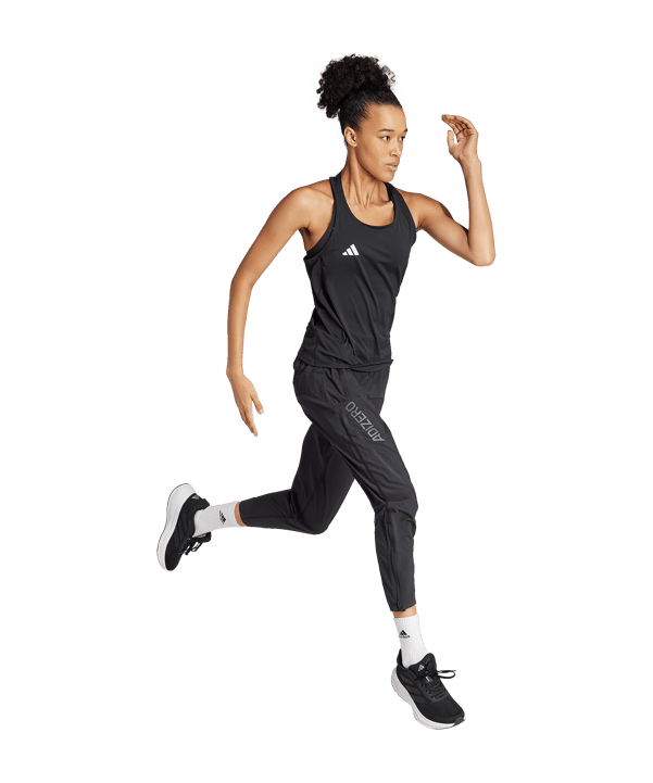 adidas Adizero Tanktop Damen Schwarz - schwarz