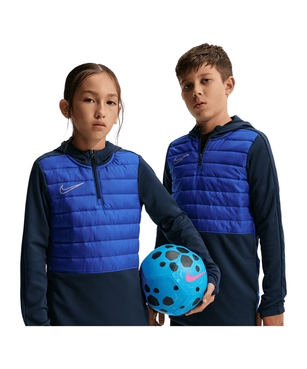 Nike Academy Winter Warrior Drilltop Kids Blau F410