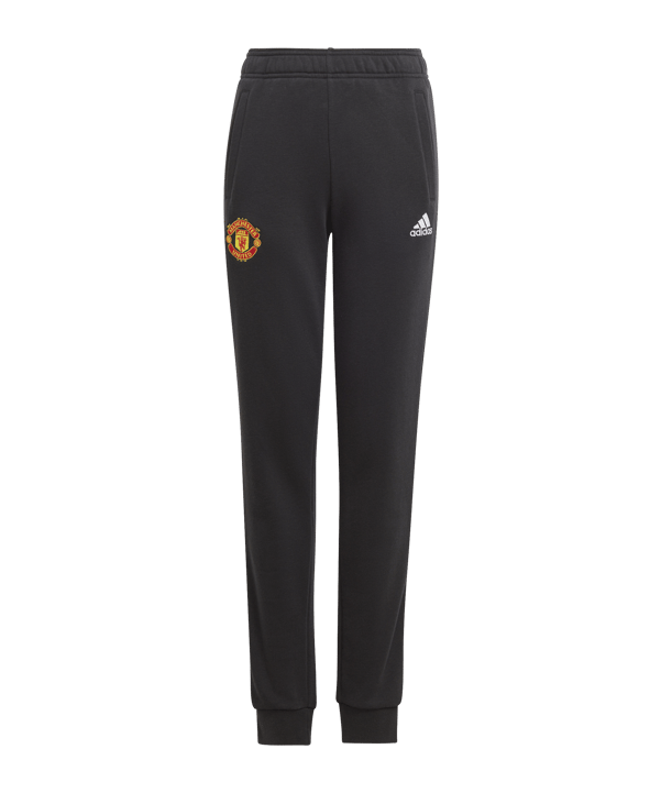 adidas Manchester United Hose Kids Schwarz - schwarz