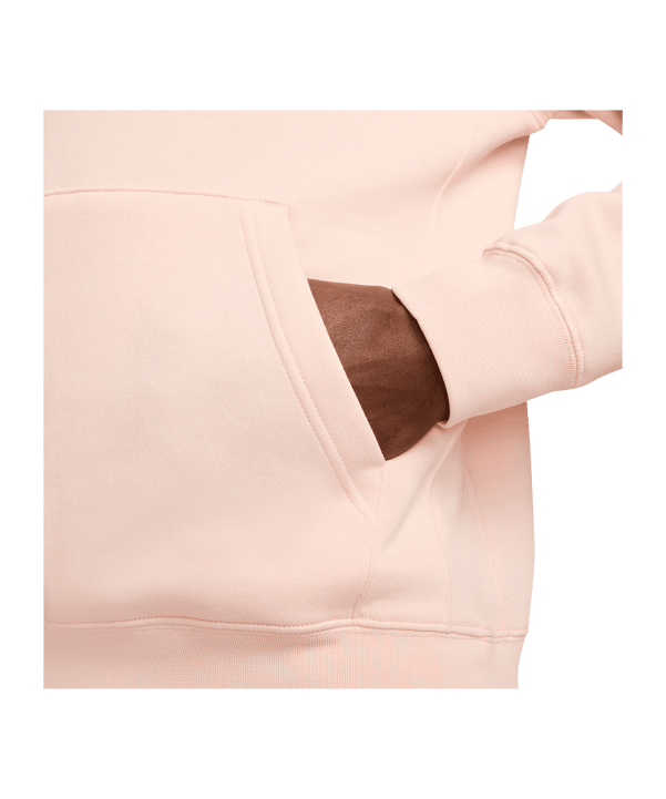 Nike Club Fleece Hoody Orange F664 - rosa