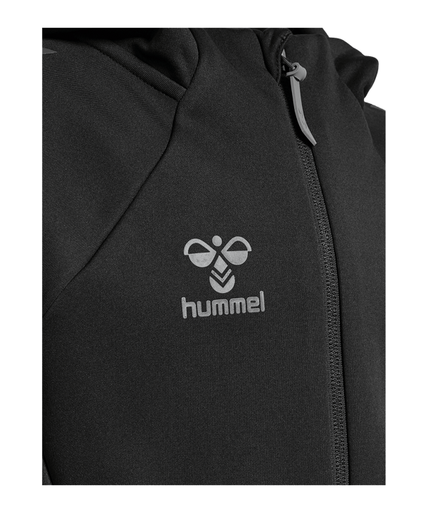 Hummel Cima 2.0 Kapuzenjacke Kids Schwarz F2001 - schwarz