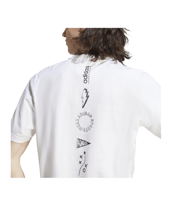 adidas Sportswear Sweatshirt Weiss - weiss