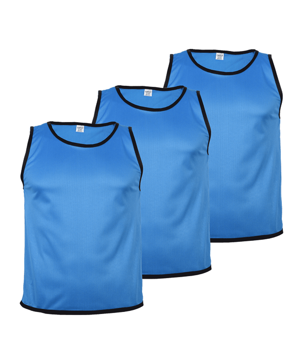 Cawila BIB Kennzeichnungshemden 3er Set | Blau - blau