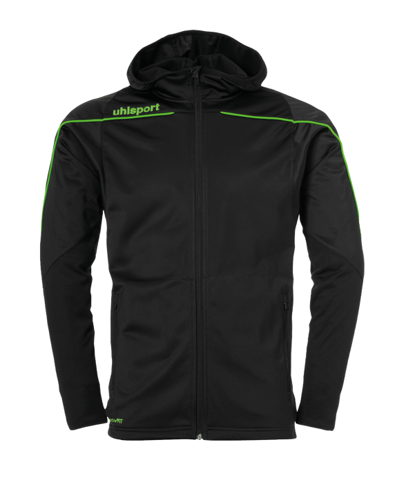 uhlsport Stream 22 Kapuzenjacke Kids Schwarz F24 - schwarz
