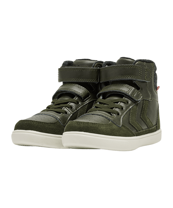 Hummel Stadil Winter High Boots Kids Grün F6297 - gruen