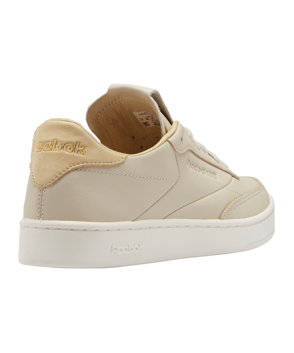 Reebok Club C Clean Damen Weiss Beige Braun - weiss
