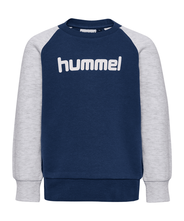 Hummel Mini Reg Base Sweat Set Trainingsanzug Kids Blau F7459 - blau