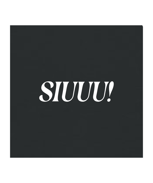 11teamsports Portugal "SIUUU!" T-Shirt WM 2026 Schwarz - schwarz